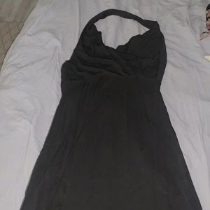 BCBG Maxazria black halter dress in size small